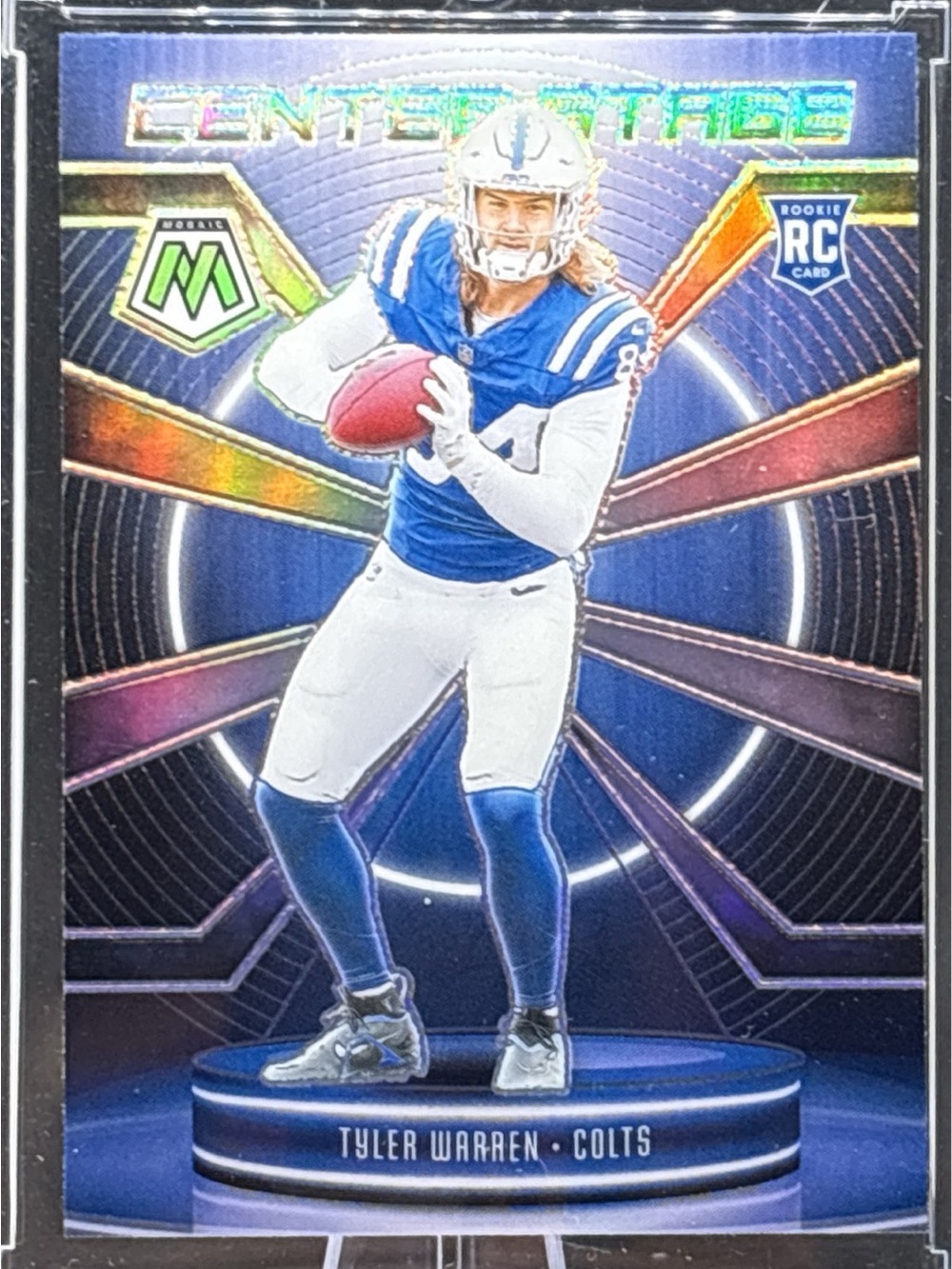 Panini Centertage Tyler Warren Rookie Card